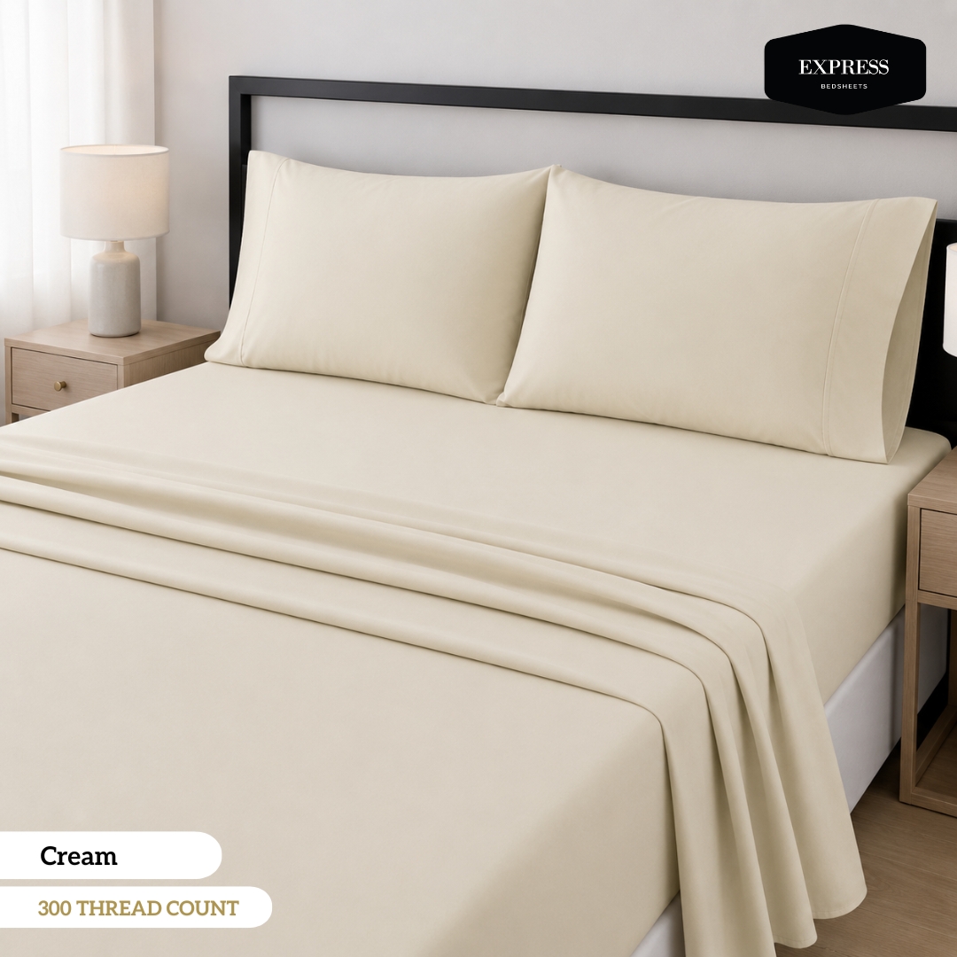 3 Pure Cotton bedsheets - 300TC - Image 1