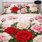 Premium Twill Printed Bedsheets - 3D Printed