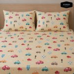 100% Egyptian Cotton Printed Bedsheet Single Size