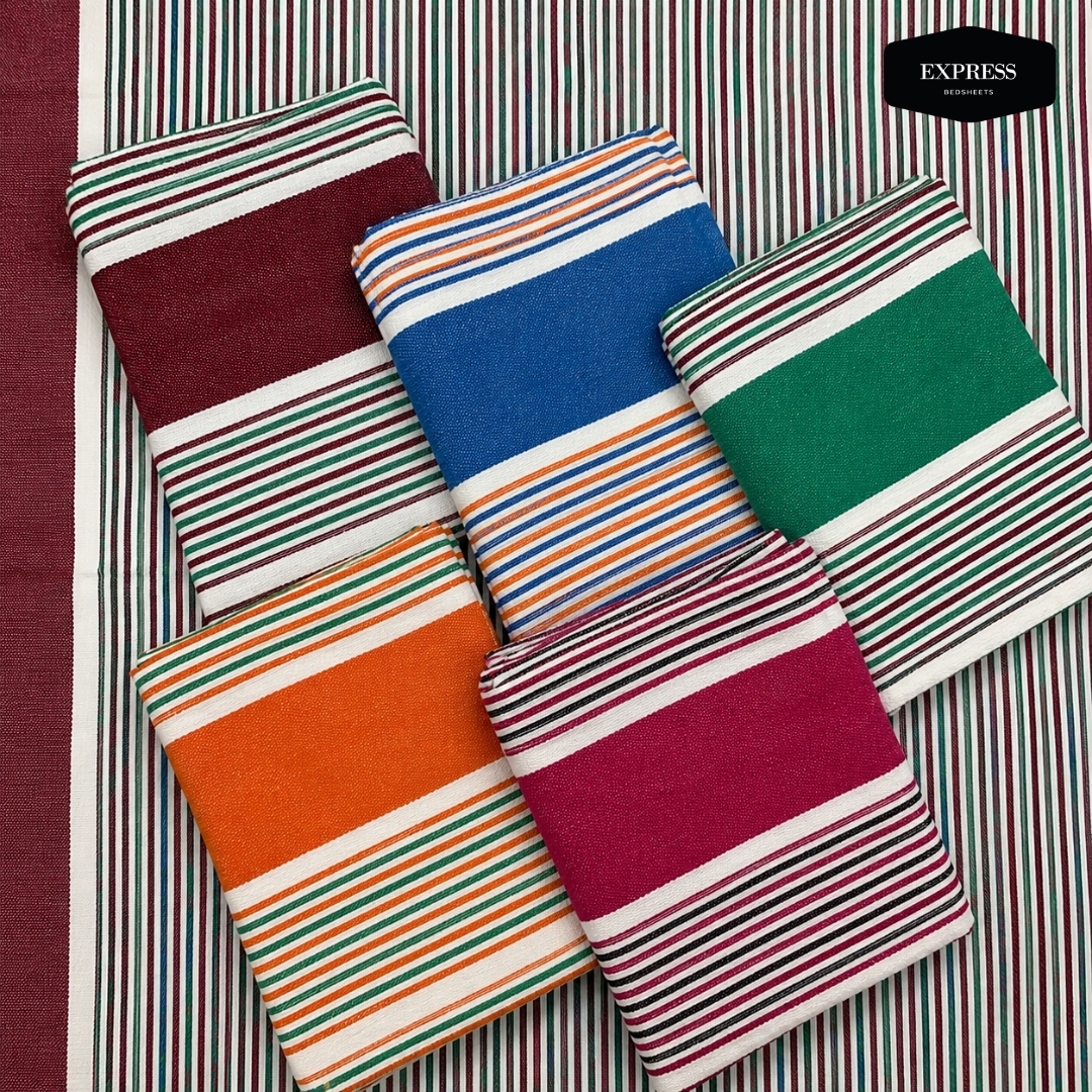 1 54 x 80 Handloom Sheet Mix & Match 4pcs Pack - Image 1