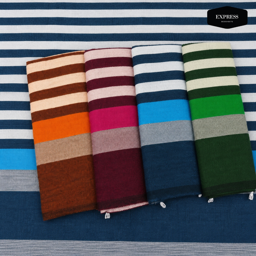 2 60x90 Handloom Sheet Mix & Match 4pcs Pack - Image 1