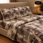 Premium Twill Printed Bedsheets - 3D Printed