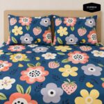 100% Egyptian Cotton Printed Bedsheet – King Size 90x100