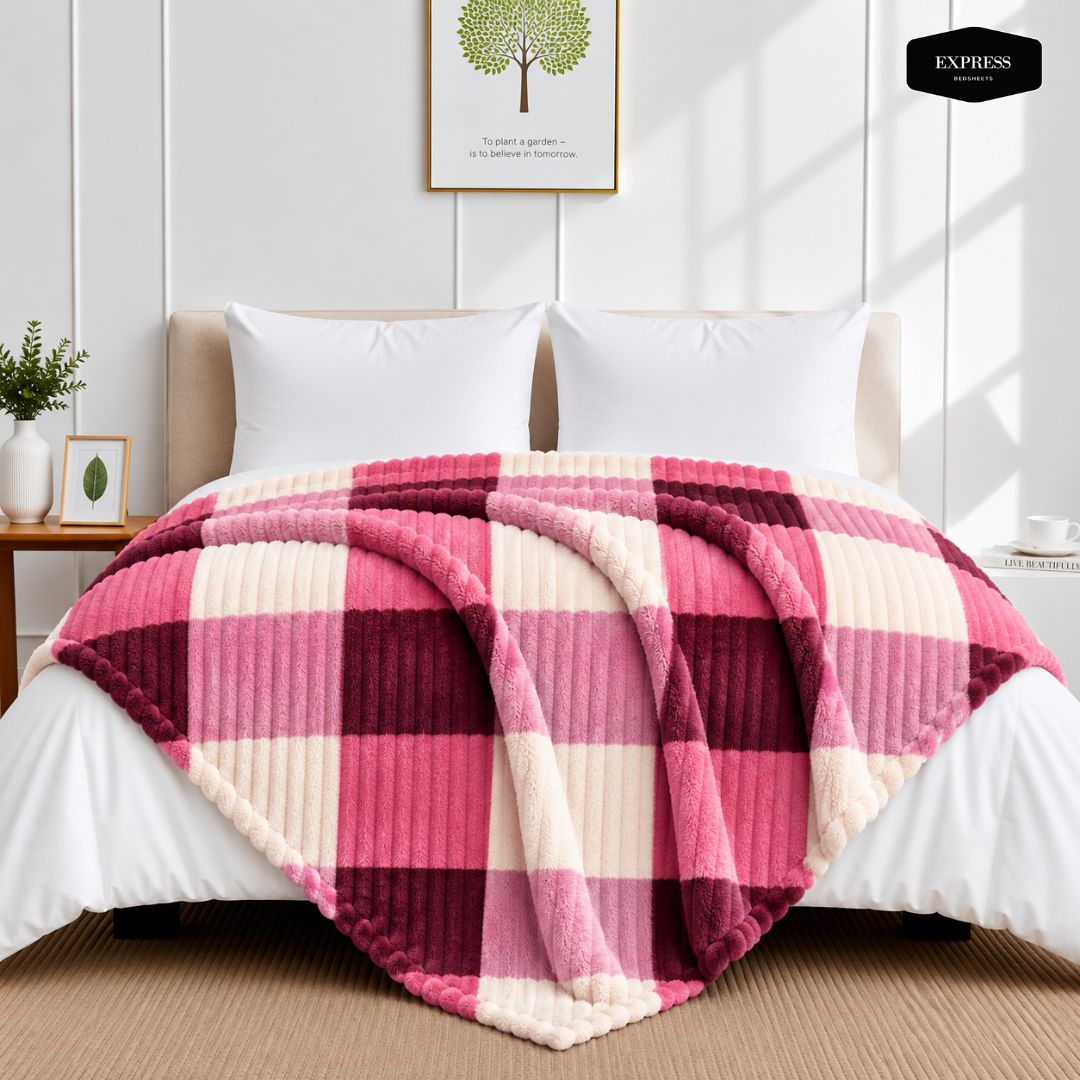 2 Fleece Blanket 80*90 Size - Image 1