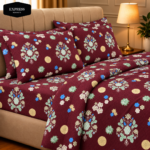 Premium Twill Printed Bedsheets - 3D Printed