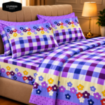 Premium Twill Printed Bedsheets - 3D Printed